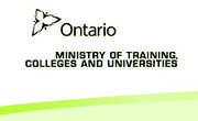 Ontario Ministry of Training Logo